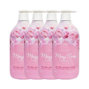 [해피바스]해피바스 로즈 에센스 브라이트닝 바디워시 900g x4