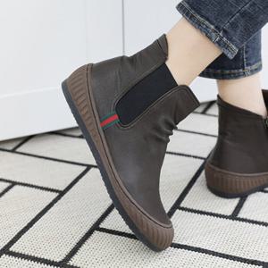 제이슈 / 제이슈 퍼안감 수제화 소가죽 빈센트 첼시부츠 4.5cm