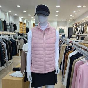 [힐크릭]여성골프 패딩조끼 스탠 베이직 볼패딩 베스트 1HCVSW2902_KJ