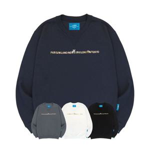 엘라모 기모M 골드시티 맨투맨 남녀공용 빅사이즈 S~4XL