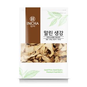 [인차]국내산 말린 생강 생강차 건조생강 건강 300g