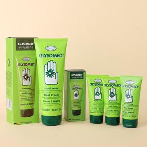 오리지날 핸드크림 250ml 1개 + 50ml 3개 독일 글리소메드 핸드로션 대용량 선물 포장 고보습