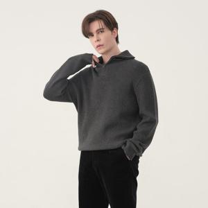 [비버리힐스폴로클럽]남성 풀오버 반집업 니트 TK399