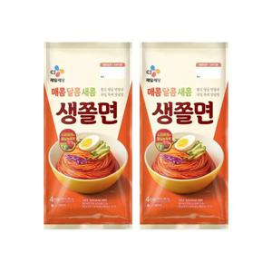 [CJ]밀당의고수 쫄면 (4인) 909g x2개