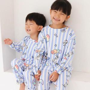 스누피 소프트 피치 아동 긴팔세트(WDK335) 잠옷 택1
