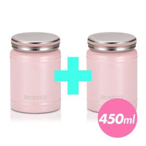리빙아트 파스텔 보온죽통 450ml 1+1