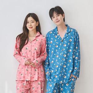 [신상] 소프트 피치기모 셔츠형/라운드 상하세트 5종 택1