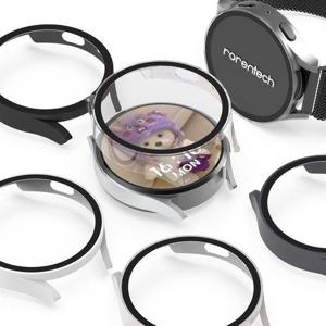 [로랜텍]하브 갤럭시워치7 케이스 풀커버 액정보호 강화유리 40mm