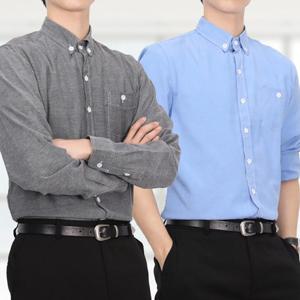 [모로엠] 남자 남방 긴팔 와이셔츠 베이직 정장 카라셔츠 DMS-SHA-Q4204056