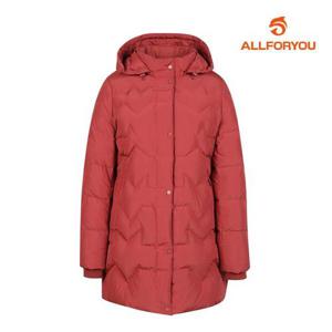 [올포유][올포유] 여성 후드 탈부착 변형 퀼팅 슬림핏 구스 다운 점퍼 ALDJLA131-431