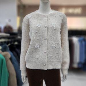 [조이너스]여성 캐주얼 24신상 라운드 비즈 니트 겨울JEW1WSC0530_US