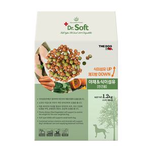 [더독] 닥터소프트 야채&식이섬유 전견용 1.2kg (전견용)