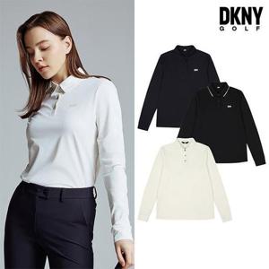 ★텐텐★[DKNY GOLF] 카라 긴팔티 여성 3컬러 택1