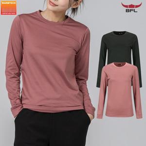 BFL 겨울 여성 베이직 웜엄 기모티셔츠/이너티 W2CRTS-501W