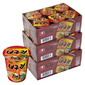 농심 너구리 소컵 62g X 18개