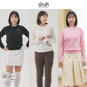 [특가][DRUH] 25FW 드루 여성 에센셜 크리넥 니트2종