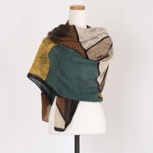 [샵앤]보카시 국산 여성 가을 겨울 간절기 직사각 롱 패션 스카프 DRN-WSC-0653-오렌지