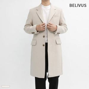빌리버스 남자 울 싱글 코트 BVOT108 간절기 겨울 아우터