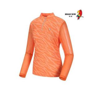 [마코](여성)얼룩말 패턴 반집업 티셔츠_MLW1TH04