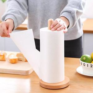 원목 키친타올 스탠드 키친타올걸이 주방 티슈 랩 거치대 홀더 L881