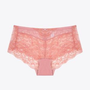 [섹시쿠키]싱글솔리드 코랄 사각 레이스 팬티 SCWPZA16_CA