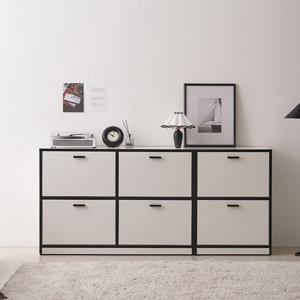 보루네오 마르체 모리 E0등급 1800 폭깊은 서랍장 높은 거실장 세트 BBC507