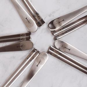 한일스텐레스 해피트리 5인용 수저세트 5벌 숟가락 젓가락 가족 국산스텐