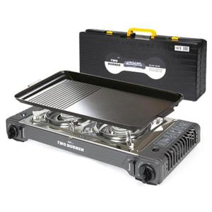 맥스 투버너 휴대용 가스레인지 가스버너 전용불판 포함