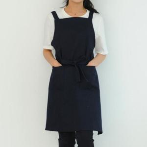 주방소품 H형 어께 카페 주방 어께형앞치마 네이비앞치마