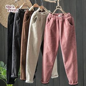 [쉬즈프리티]  에릭골덴기모팬츠_여성기모바지