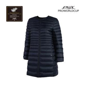[프로월드컵]Q420-2672-1NV여성 경량 롱 덕다운 자켓