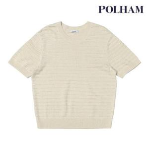 [폴햄][폴햄] 여성 펀칭 라운드넥 풀오버 니트_PHE2ER2933
