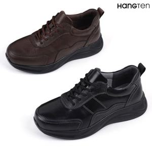 행텐 HT-6019 남성 천연 소가죽 캐주얼화 컴포트슈즈 활동화 운동화 스니커즈 효도화