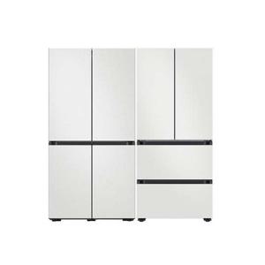 [삼성] 비스포크  4도어 냉장고 김치냉장고 세트 전체코타화이트 RM70F63R2A+RQ42DB94R201