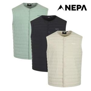네파 남성 리니아 넥리스 튜브 경량 다운 베스트 7I51341