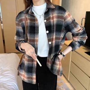 나바바 / NB1067 캐주얼 데일리 체크 남방 셔츠