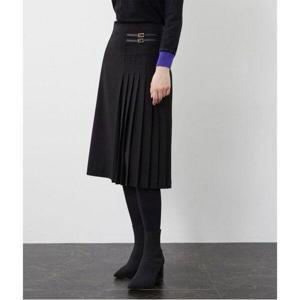 [올리비아로렌]언발란스 플리츠 스커트__VOCDK3W9351