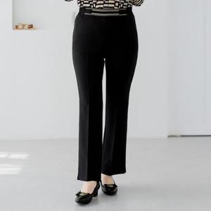 엄마옷 마담4060 버튼밴딩부츠컷팬츠-QPN2509004-