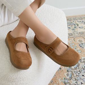 제이슈 / 제이슈 올딘 찍찍이 스웨이드 뮬 슬리퍼 2.5cm