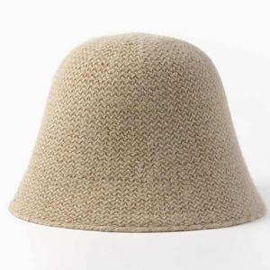 [라일리] Rly 포근한 울 버킷햇(브라운) 여성겨울모자 여성버킷