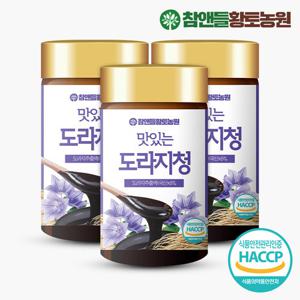 [황토농원] 맛있는 도라지청 250g 3병+쇼핑백