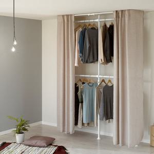 [왕자행거] 네오스페이스(어바웃 드레스룸 3P 밀폐기본형) 플레인