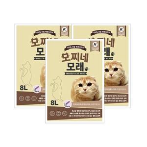 모찌네 고양이 모래 라벤더향 8L x 3EA(24L) 18.6kg