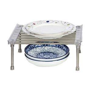 주방정리용품 다용도실정리 그릇받침대 접시정리대 선반 2개 주방아이템