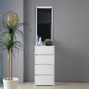 코얀 틈새 스탠딩 서랍 거울 화장대