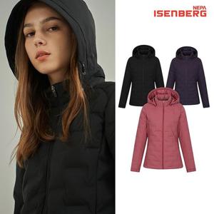 ★텐텐★[ISENBERG] NEW 네파이젠벅 프루프 후드 다운자켓 여성 3컬러 택1