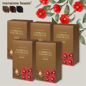 [메르센보떼] 최신상 메르센보떼 1분 퀵 동백컬러젤 슬림구성 (5통)