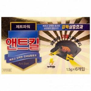 [JHQSY75I_51CP]킬 퇴치제 개미약 앤트킬 1.5g x 6개