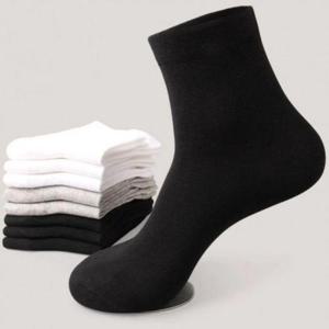 남성양말 남성 고급 데일리 겨울 면양말 보온 중목 무지 사계절