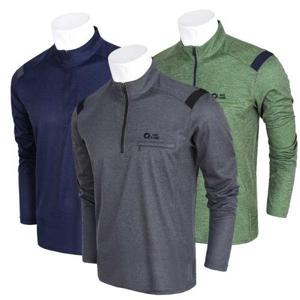 [노블진]노블진 F 보카시반집업티 남성 긴팔 티셔츠 작업 등산 봄가을 기능성 아웃도어 상의